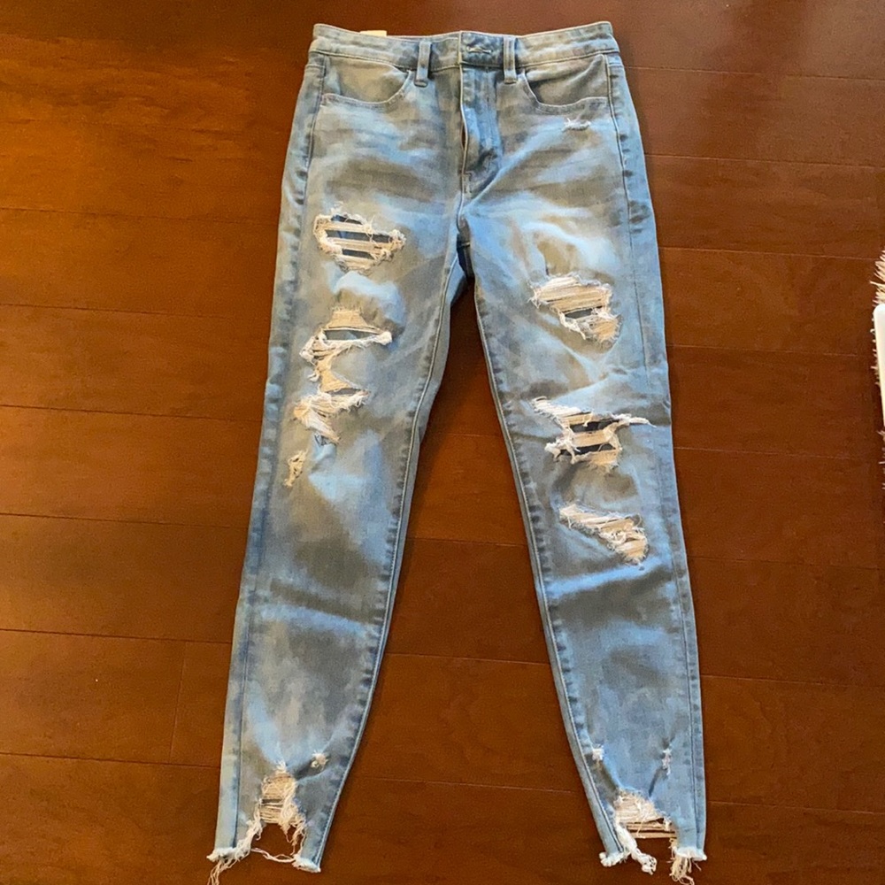 American eagle next level stretch high rise jeans